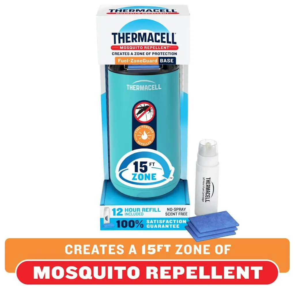 Thermacell Fuel-ZoneGuard Base Mosquito Repeller w/ 12-Hr Refill