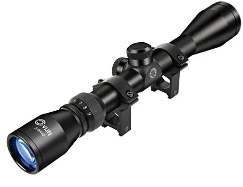 CVLIFE 3-9x40 Optics R4 Reticle Crosshair Scope with Mounts