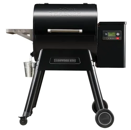 Traeger Ironwood 650 Wood Pellet Grill & Smoker, 650 Sq In, WiFi