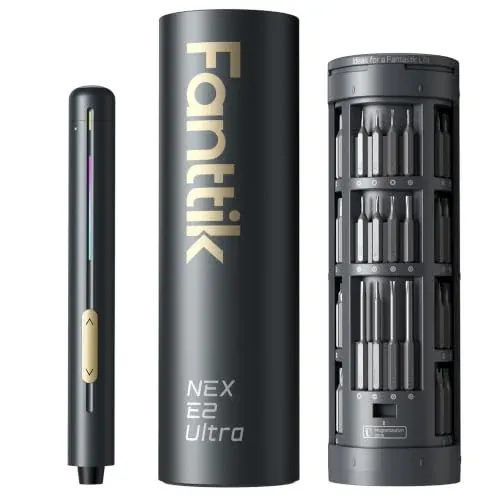 Fanttik NEX E2 Ultra Electric Precision Screwdriver Set w/ 50-Piece S2 Steel Bits
