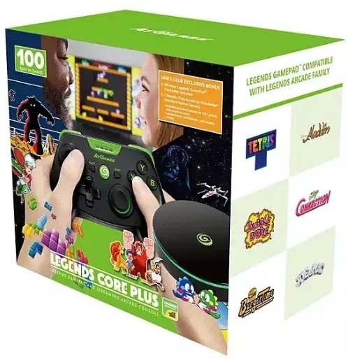 AtGames Legends Core Plus Gamepad & Streaming Arcade Console