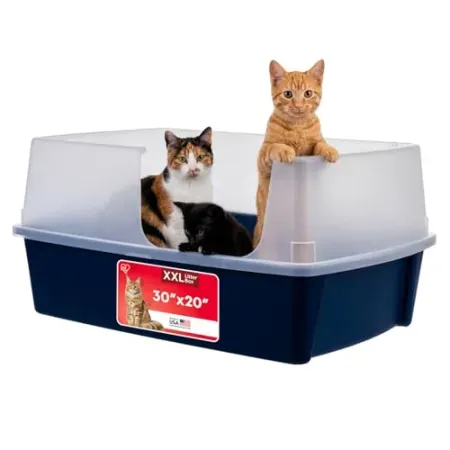 IRIS USA 30" x 20" Extra Large Litter Box w/ Open Top