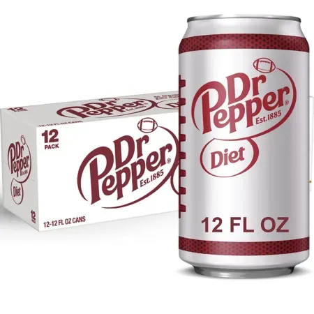 36-Pack 12oz Diet Dr Pepper Soda