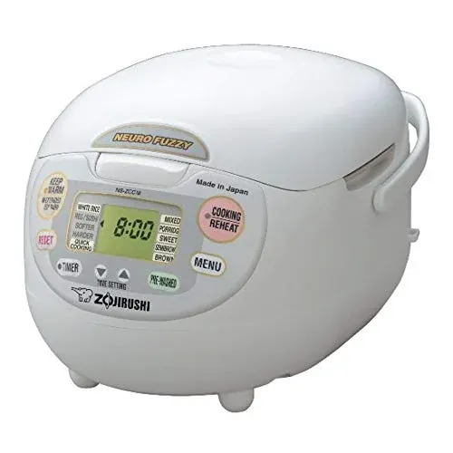 10-Cup Zojirushi Neuro Fuzzy Rice Cooker & Warmer (NS-ZCC18, White)