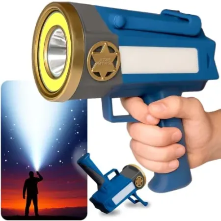 Star Patrol 9000-Lumen 10-Mode Flashlight