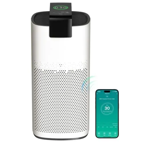 MERONTE MR7566-WF HEPA Air Purifier for Large Room Home 3600 ft²