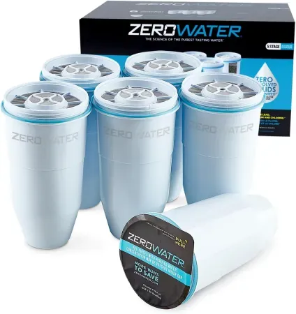 6-Pack ZeroWater 5-Stage Replacement Filters