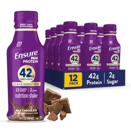 12-Pack 14oz Ensure Max Protein Nutrition Shake