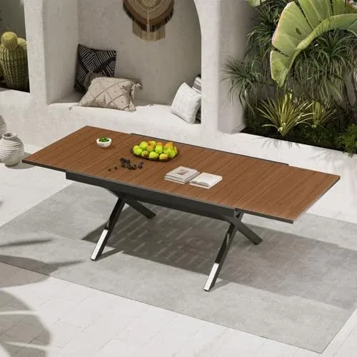Grand patio Expandable Patio Dining Table