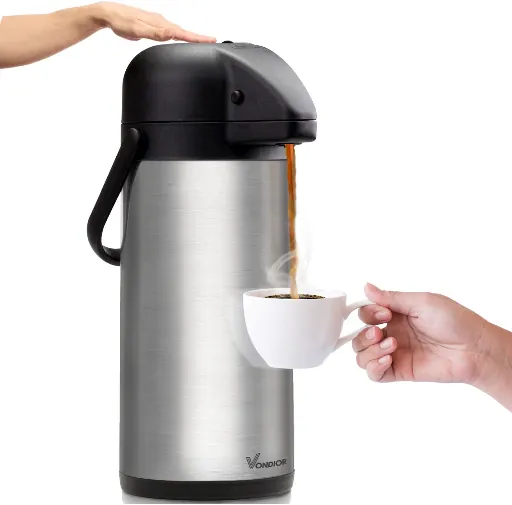 Vondior 102-oz Stainless Steel Airpot Coffee Dispenser w/ Pump