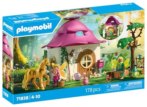 Playmobil Cozy Fairy Home with Golden Unicorn