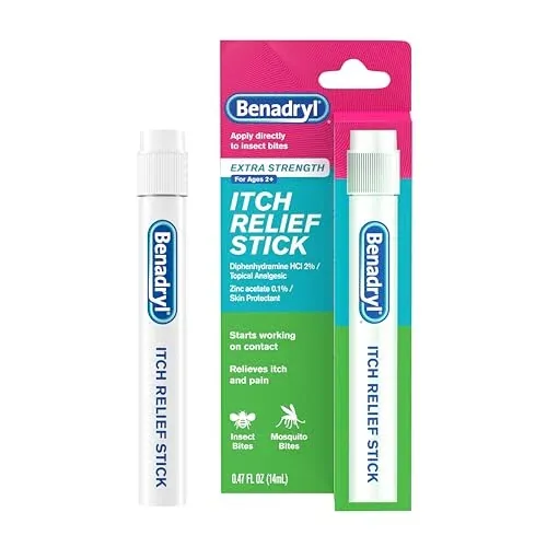 Benadryl Extra Strength Itch Relief Stick 0.47-Oz