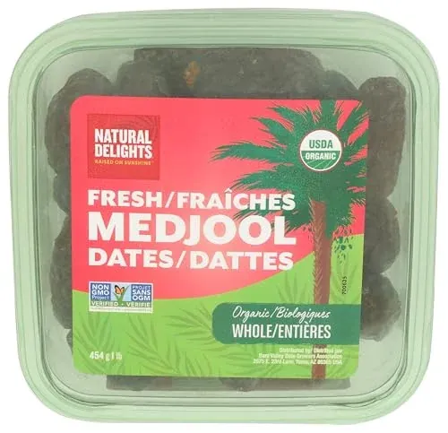 Natural Delights Fresh Medjool Dates 1 lb.