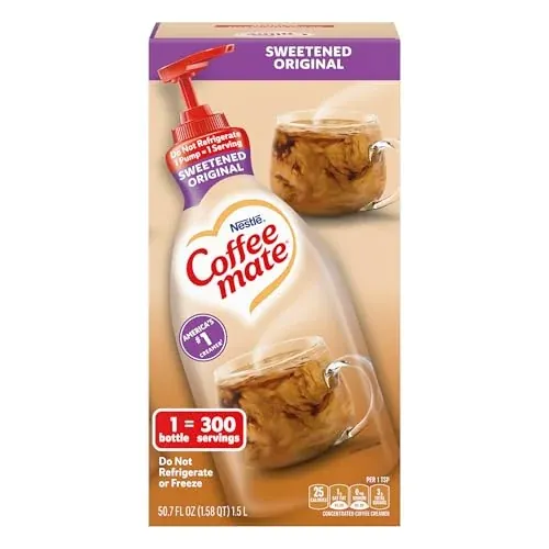 Coffee Mate Coffee Creamer, Sweetened Original, 50.7 oz