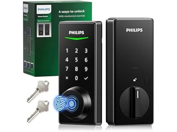 Philips Fingerprint Keyless Entry Door Lock