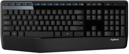 Logitech K345 Wireless Full-Sized Keyboard with Palm Rest
