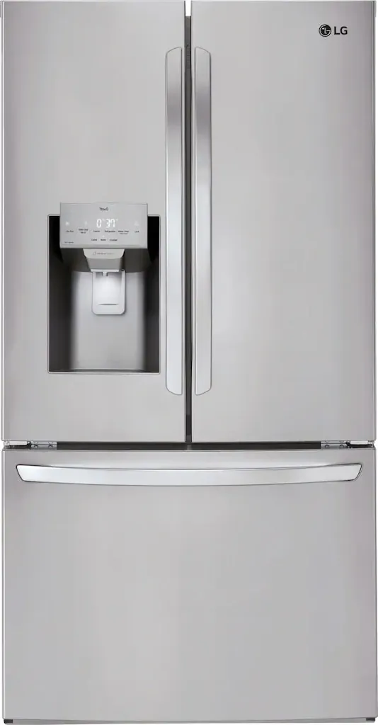 LG 36" Wide 27.7 Cu. Ft. French Door Smart Refrigerator w/ External Ice & Water