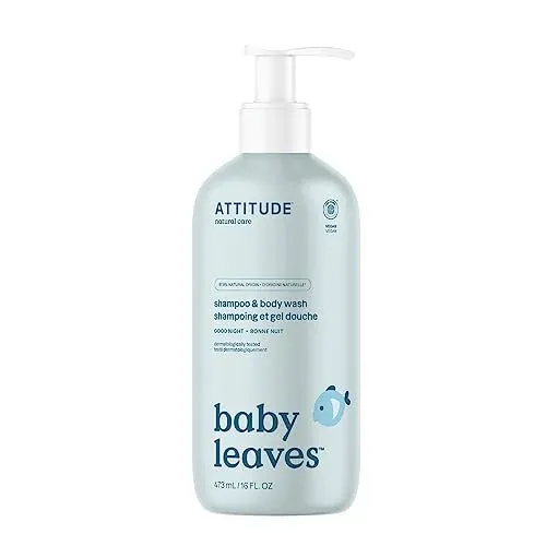ATTITUDE 16-Ounce 2-in-1 Baby Shampoo & Body Wash (Good Night)