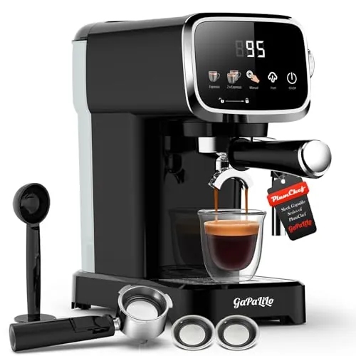 Plum Chef 20 Bar Espresso Machine with Milk Frother