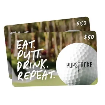 Two $50 PopStroke Gift Cards