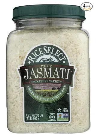 4-Pack RiceSelect Jasmati White American-Style Jasmine Rice (32 Oz)