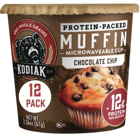 12-Pack 2.36oz Kodiak Cakes Minute Muffins