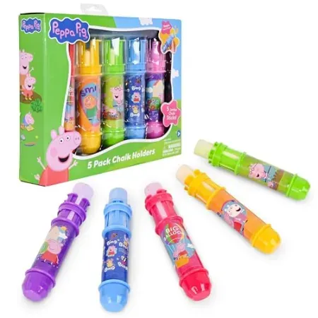5-Pack Peppa Pig Jumbo Chalk Holders