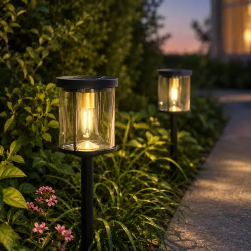 Solar Yard 4-Pack Solar Pathway Lights Outdoor