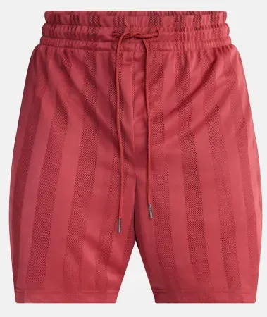 No Boundaries Men's Striped Mesh Shorts