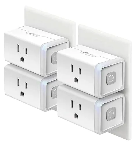 TP-Link Kasa HS103 Smart Wi-Fi Plugs 4-Pack