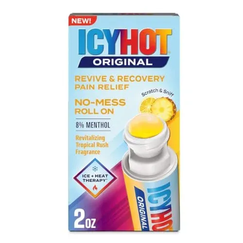 Icy Hot Original Pain Relief Roll-On 2-Oz (Tropical Rush)