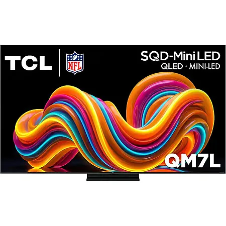 65" TCL QM7L Series 4K UHD HDR SQD-Mini LED Google Smart TV (2026)