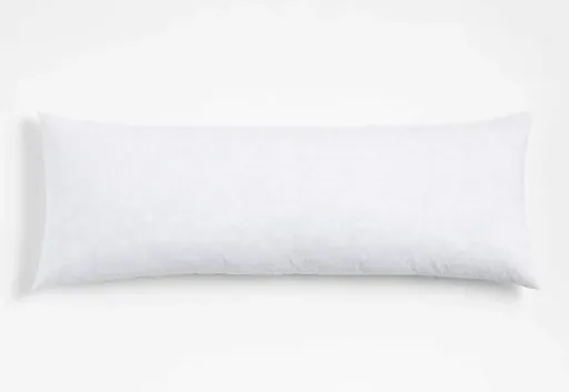 Crate and Barrel 54"x20" 100% Down High Quality Goose Feather Body Pillow