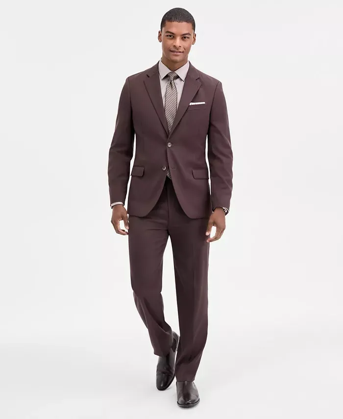 Nautica Men's Modern-Fit Stretch Fall 2-Piece Suit