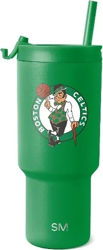 Simple Modern Officially Licensed NBA 30oz Tumbler with Flip Lid and Straws (Various Teams)