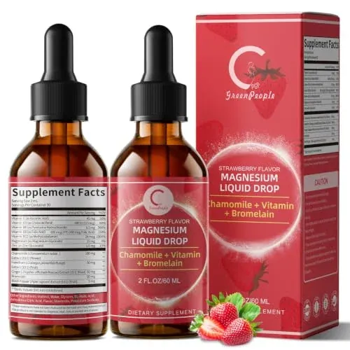 Magnesium Glycinate Liquid Drops 4 Fl Oz
