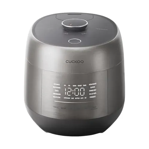 CUCKOO Twin Pressure Induction Rice Cooker 12-Cup Cooked