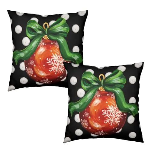 Christmas Decor Pillow 18x18" 2-Pack