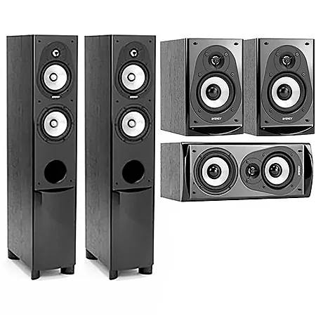 Energy Connoisseur Speakers: 2x CF-30 Floors + CC-5 Center + 2x CB-5 Bookshelf