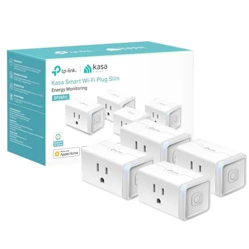 Kasa Smart Plug Mini 15A EP25P4 Apple HomeKit Supported