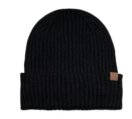 George Men's Ribbed Fleece-Lined Knit Beanie