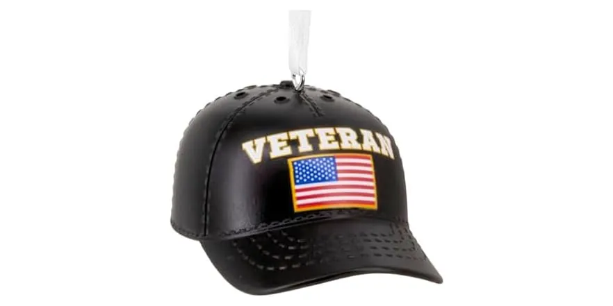 Hallmark Christmas Ornament, Veteran Hat