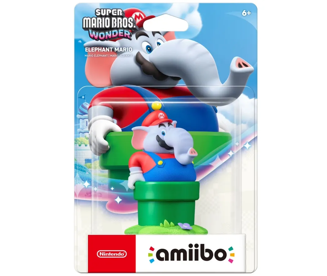 Super Mario Wonder Elephant Mario Amiibo