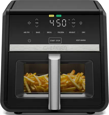 9-Quart Chefman 7-in-1 Air Fryer with Viewing Window