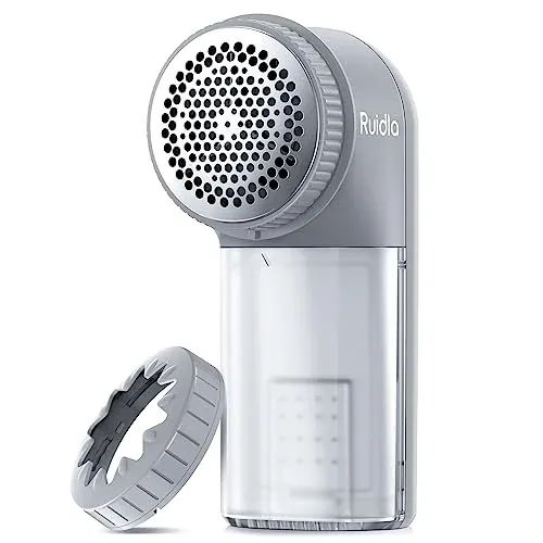 Ruidla 2-Speed Fabric Shaver & Lint Remover (Gray)