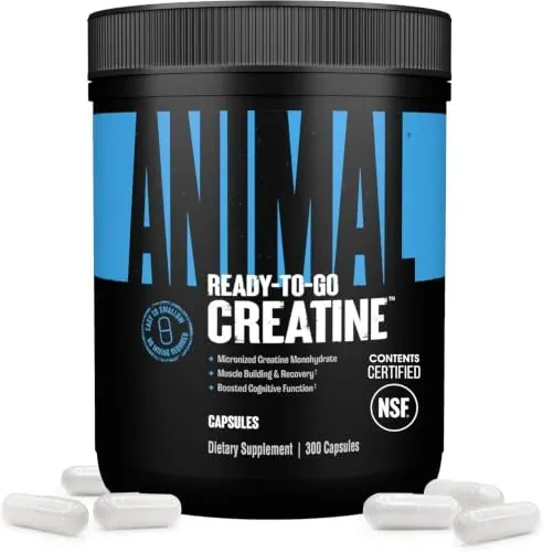 Animal Creatine Monoydrate Powder Capsules 300 Count