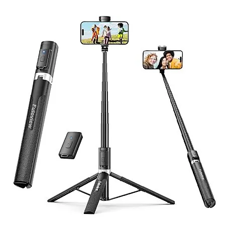 72" Fuloview Selfie Stick Tripod w/ Wireless Bluetooth Remote
