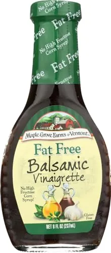 Maple Grove Farms Fat Free Balsamic Vinaigrette Salad Dressing 8-Ounce