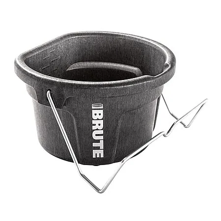2-Gal Rubbermaid BRUTE 3-in-1 Heavy-Duty Flat Back Bucket