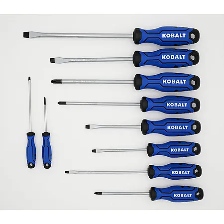 10-Pc Kobalt 6" Magnetic Screwdriver Set